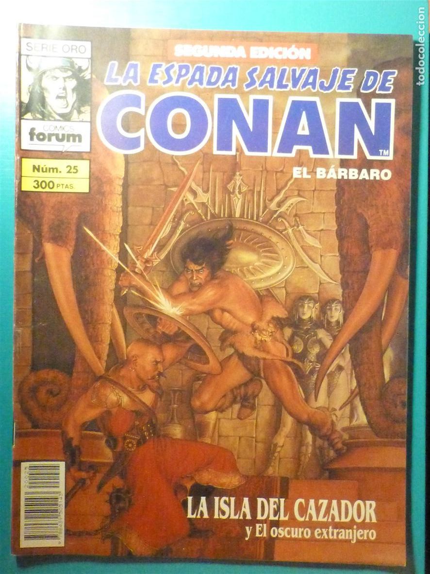 C&oacute;mics: Comic - La Espada Salvaje de Conan El B&aacute;rbaro - N&ordm; 25 - Segunda Edici&oacute;n - Comics Forum Oro