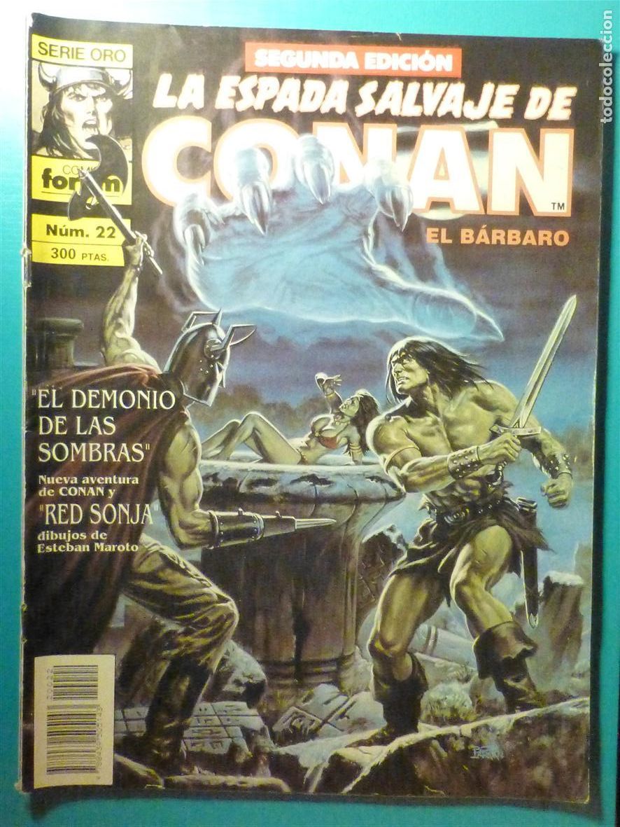C&oacute;mics: Comic - La Espada Salvaje de Conan El B&aacute;rbaro - N&ordm; 22 - Segunda Edici&oacute;n - Comics Forum Oro