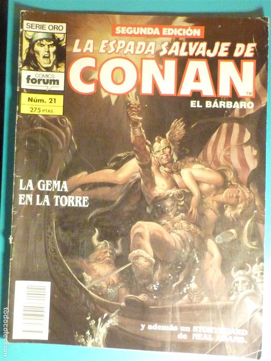 C&oacute;mics: Comic - La Espada Salvaje de Conan El B&aacute;rbaro - N&ordm; 21 - Segunda Edici&oacute;n - Comics Forum Oro