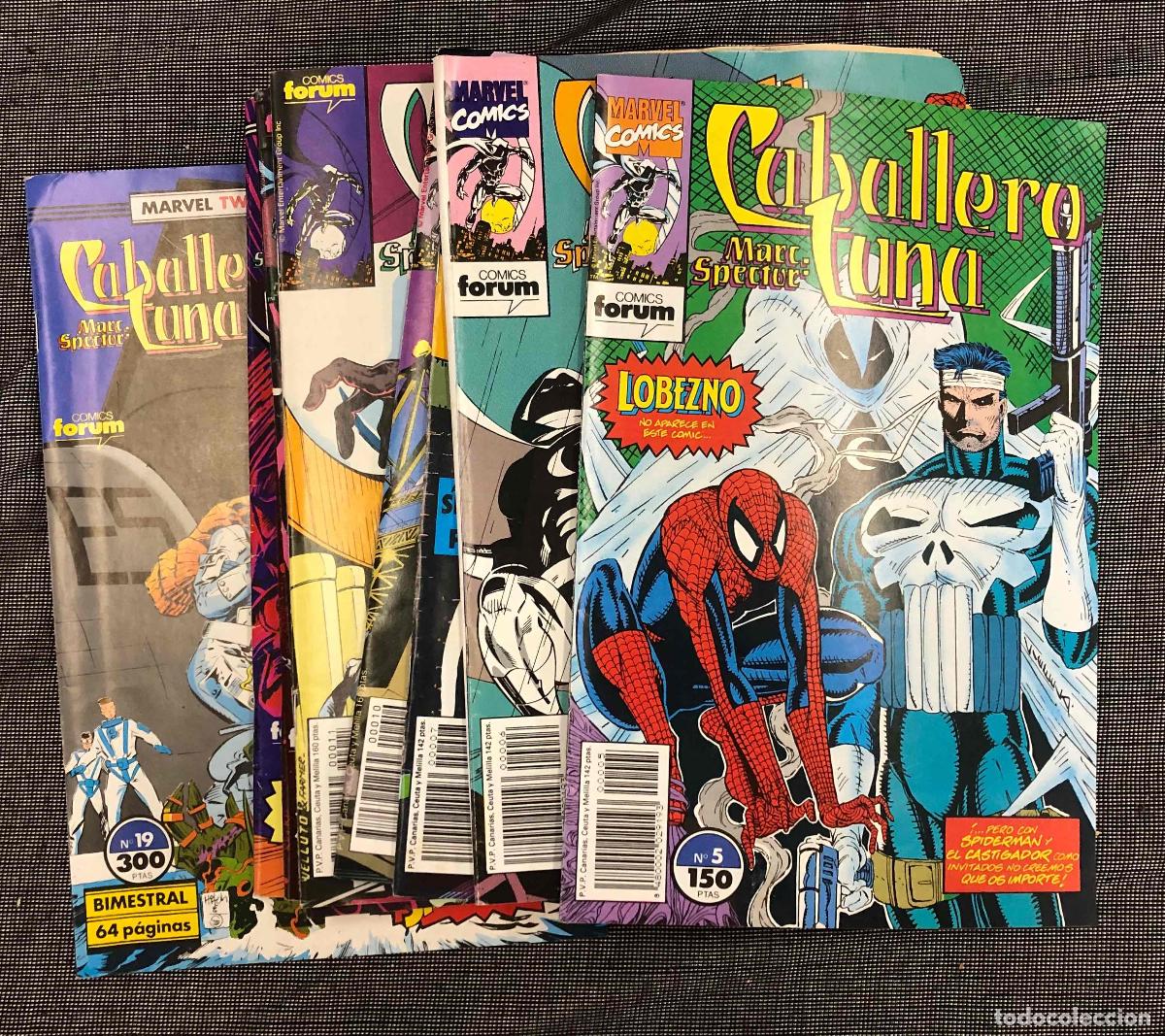 C&oacute;mics: CABALLERO LUNA N&ordm; 5 AL 7, 10 AL 13 Y 15 AL 19. FORUM PLANETA 1992