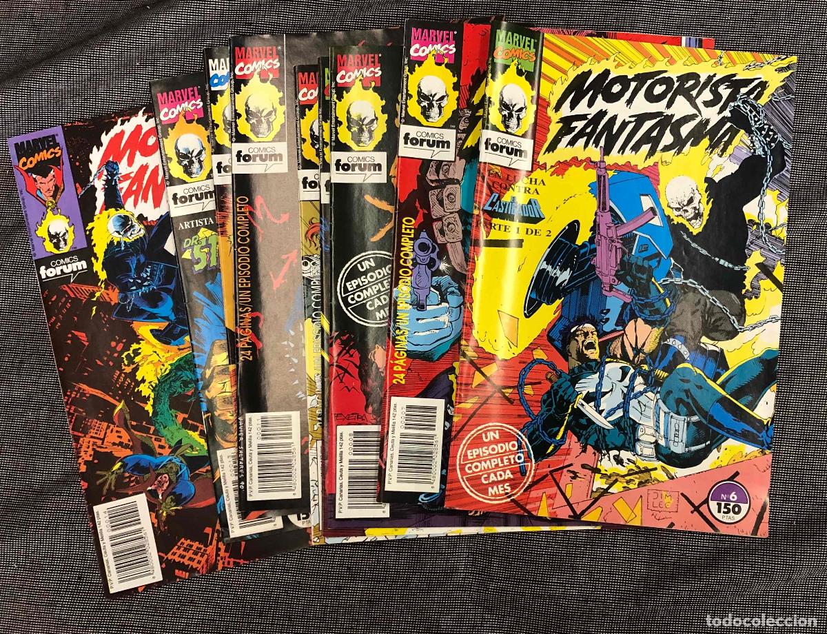 C&oacute;mics: MOTORISTA FANTASMA N&ordm; 6 AL 14. FORUM PLANETA 1991