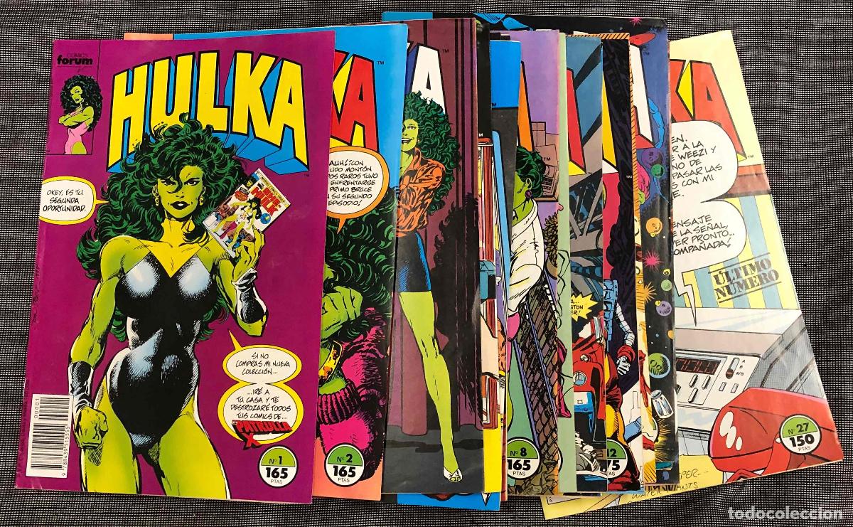 C&oacute;mics: HULKA N&ordm; 1 AL 16, 25 AL 27. FORUM PLANETA 1990