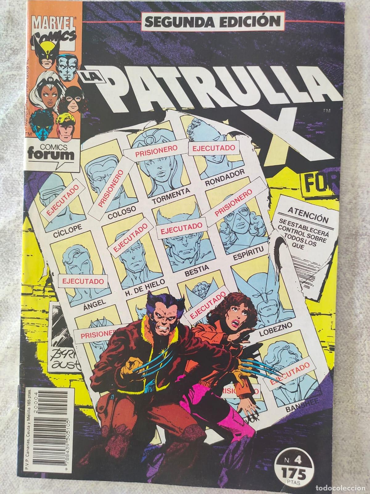 C&oacute;mics: PATRULLA X SEGUNDA EDICION NUMERO 4