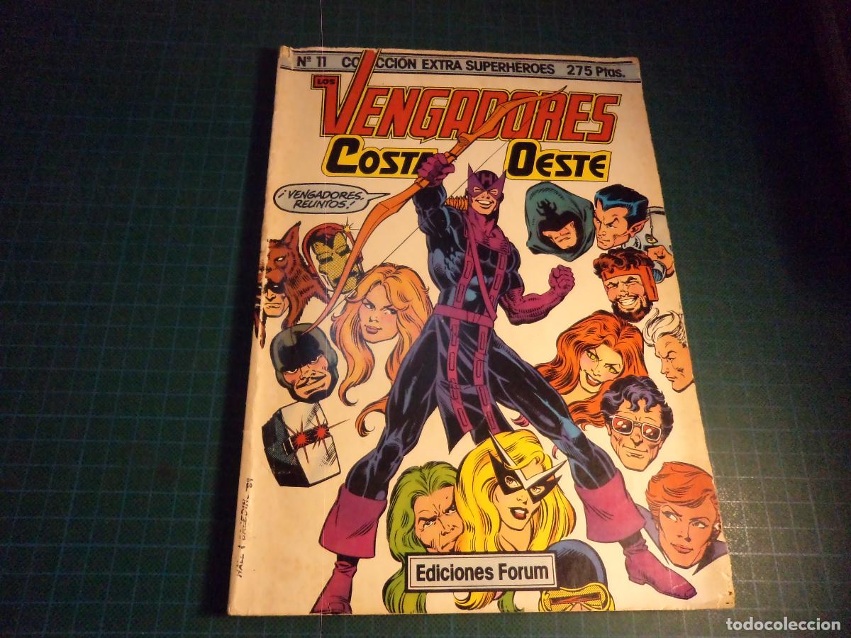 C&oacute;mics: Coleccion Extra Super Heroes N&ordm; 11. Los Vengadores Costa Oeste. Forum. Usado.