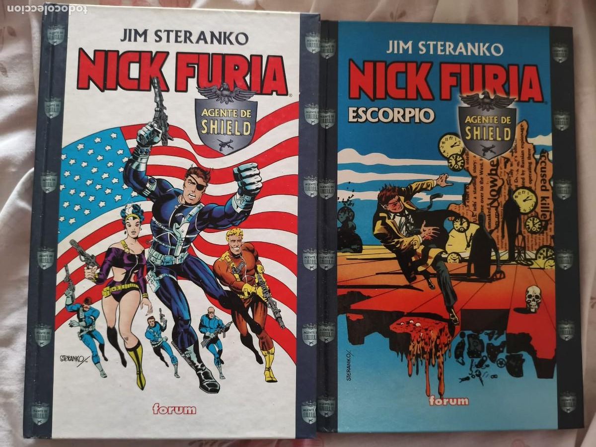 C&oacute;mics: Nick Furia de Jim steranko - 2 tomos forum 2000. Agente de Shield y Escorpio