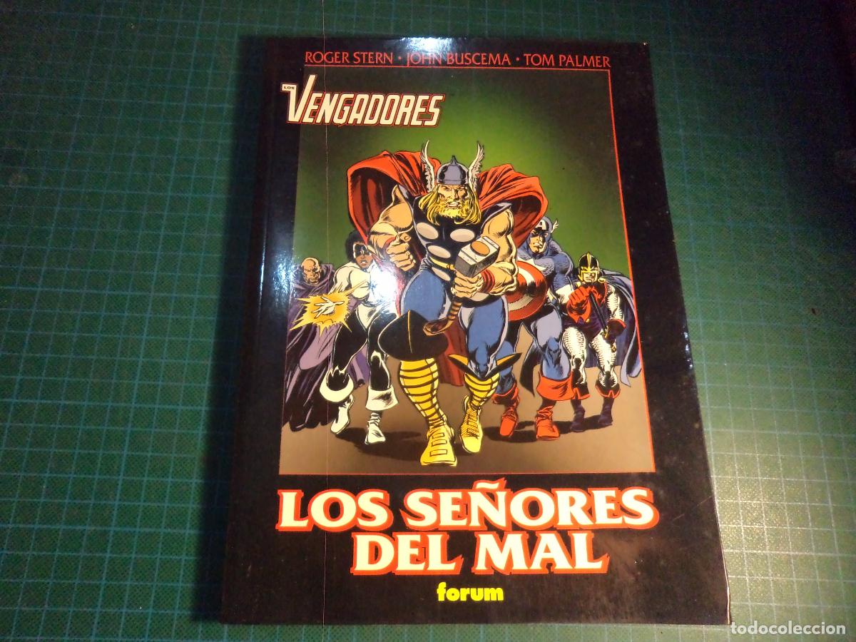 C&oacute;mics: Los Vengadores. Los se&ntilde;ores del mal. Obras maestras N&ordm; 36. Forum.