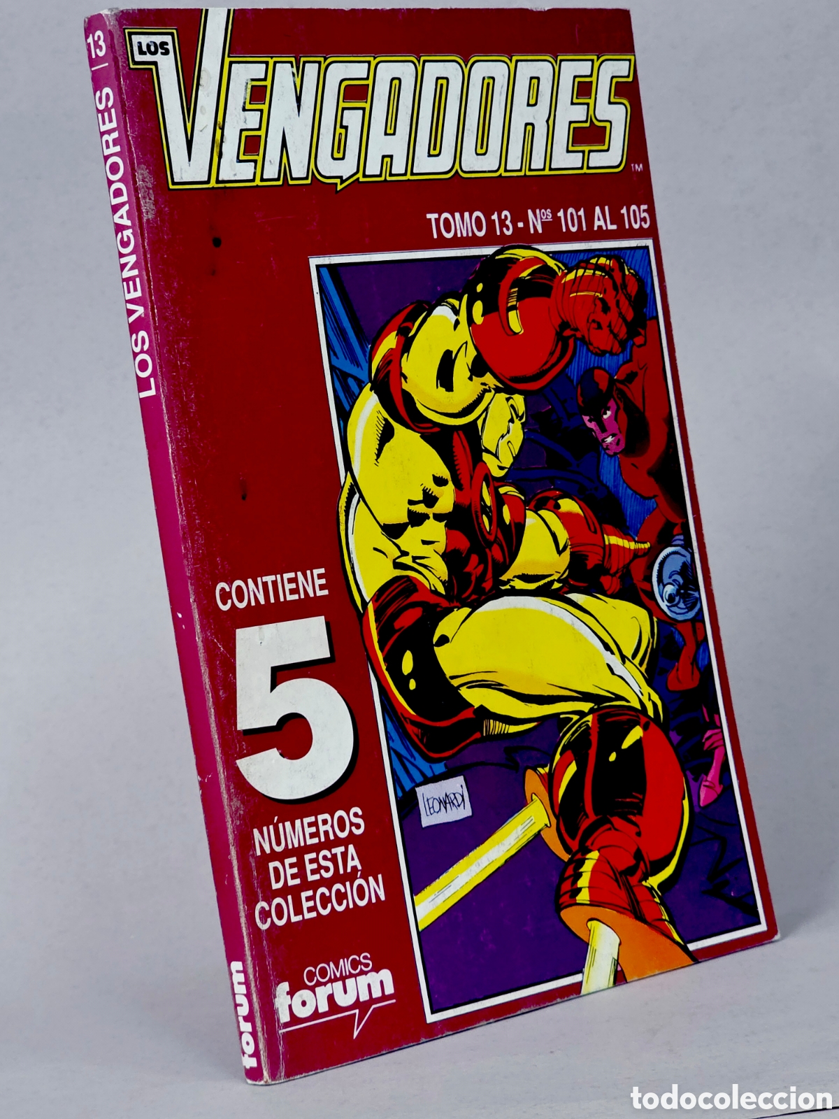 C&oacute;mics: C&Oacute;MIC LOS VENGADORES 101 AL 105 RETAPADO TOMO 13 VOL.1 FORUM MARVEL VOLUMEN NORMAL/BUEN ESTADO