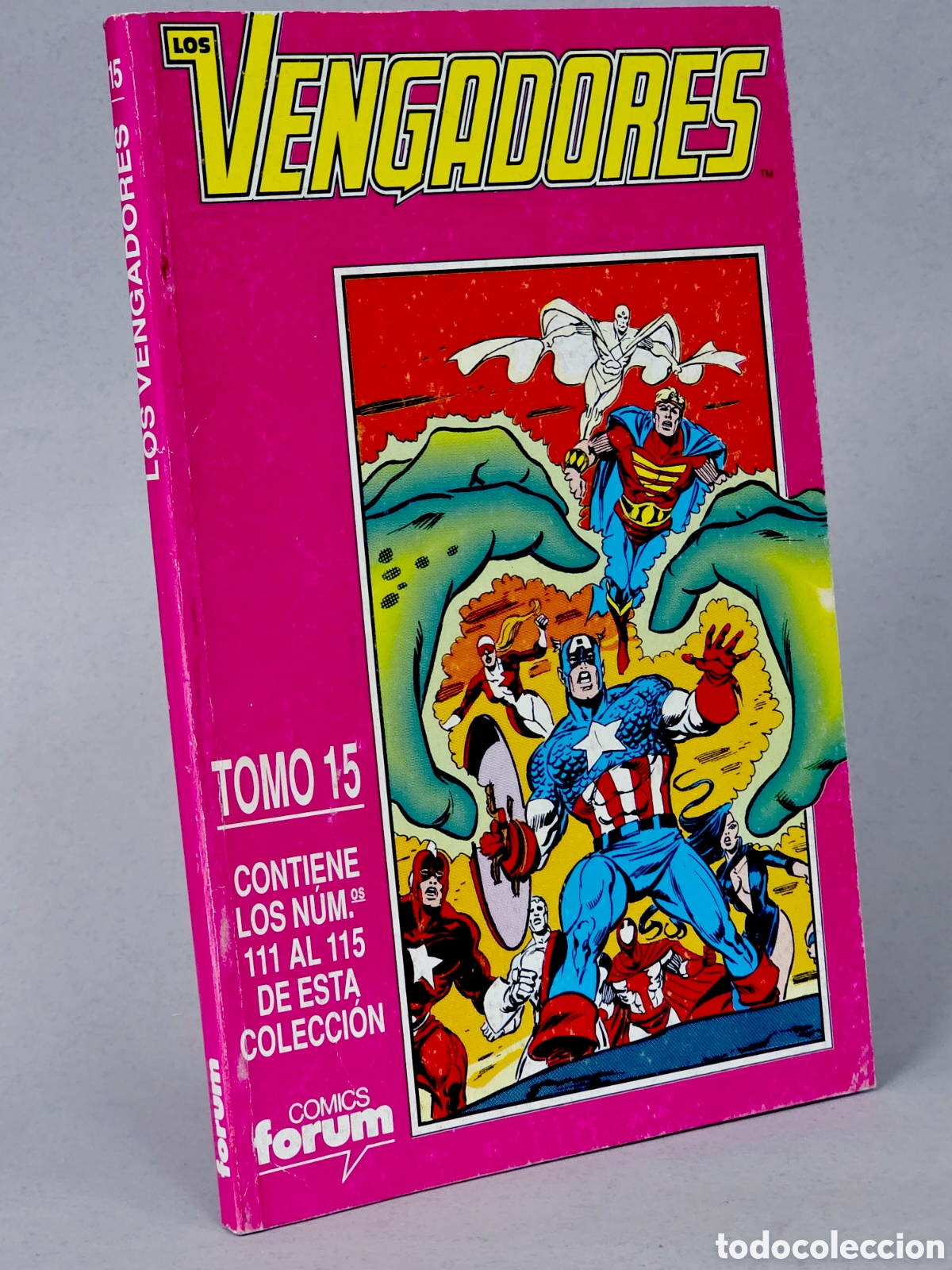 C&oacute;mics: C&Oacute;MIC LOS VENGADORES 111 AL 115 RETAPADO TOMO 15 VOL.1 FORUM MARVEL VOLUMEN BUEN ESTADO