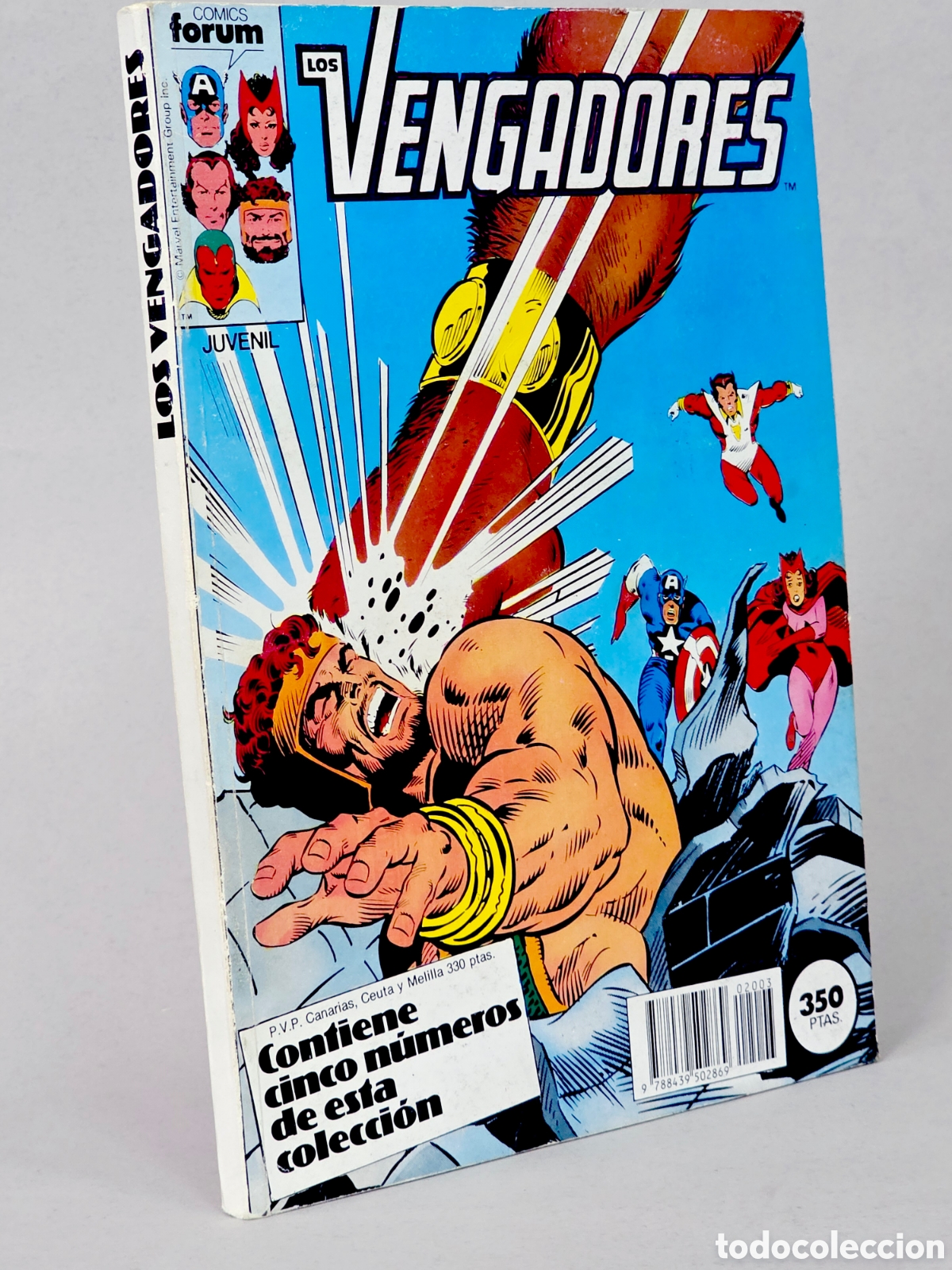 C&oacute;mics: C&Oacute;MIC LOS VENGADORES 51 AL 55 RETAPADO VOL.1 FORUM MARVEL VOLUMEN MUY BUEN ESTADO