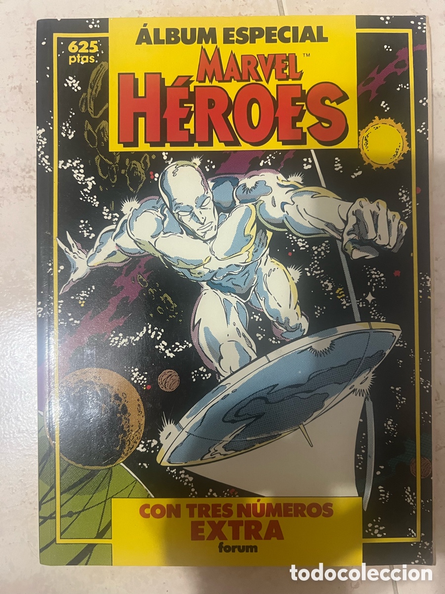 C&oacute;mics: &Aacute;lbum Especial Marvel H&eacute;roes &ndash; Estela Plateada &ndash; Buen estado
