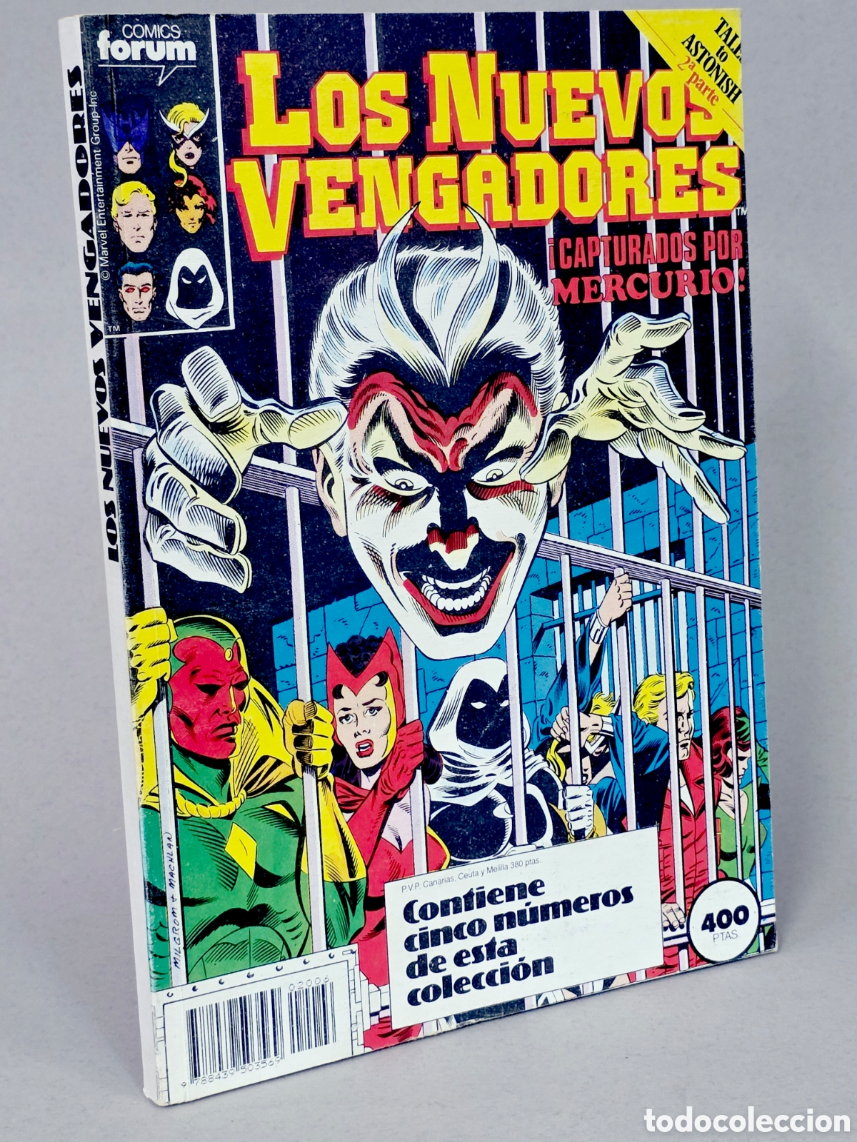 C&oacute;mics: C&Oacute;MIC LOS NUEVOS VENGADORES 31 AL 35 RETAPADO FORUM MARVEL CASI EXCELENTE ESTADO