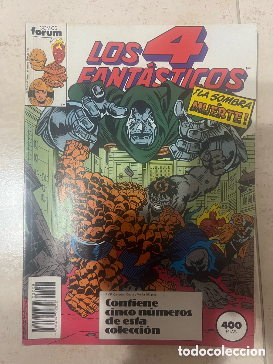 C&oacute;mics: Retapado Los 4 Fant&aacute;sticos &mdash; Contiene Cinco N&uacute;meros &mdash; C&oacute;mics Forum
