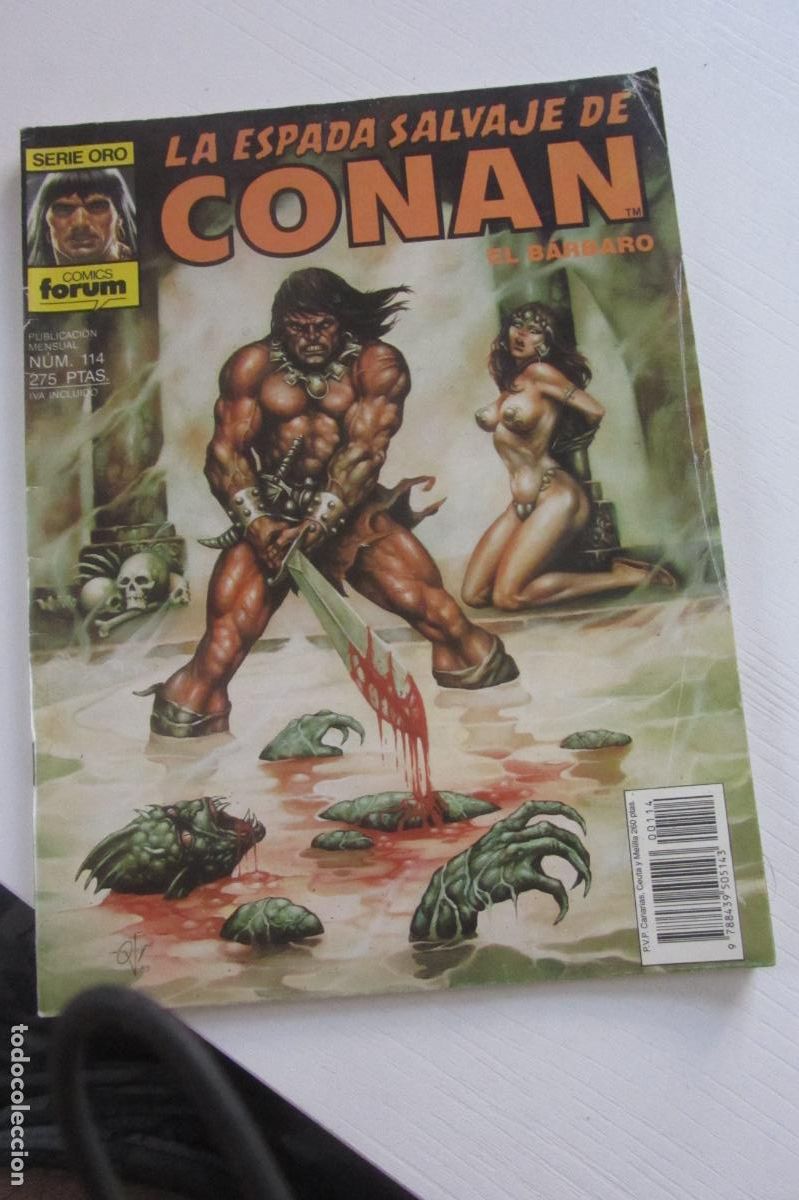 C&oacute;mics: LA ESPADA SALVAJE DE CONAN N&ordm; 114 EDITORIAL FORUM arx199