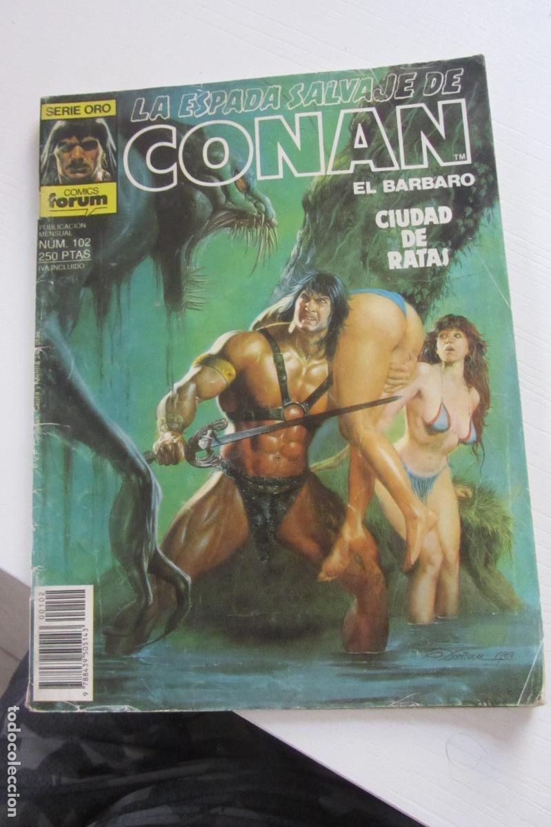 C&oacute;mics: LA ESPADA SALVAJE DE CONAN N&ordm; 102 EDITORIAL FORUM arx199