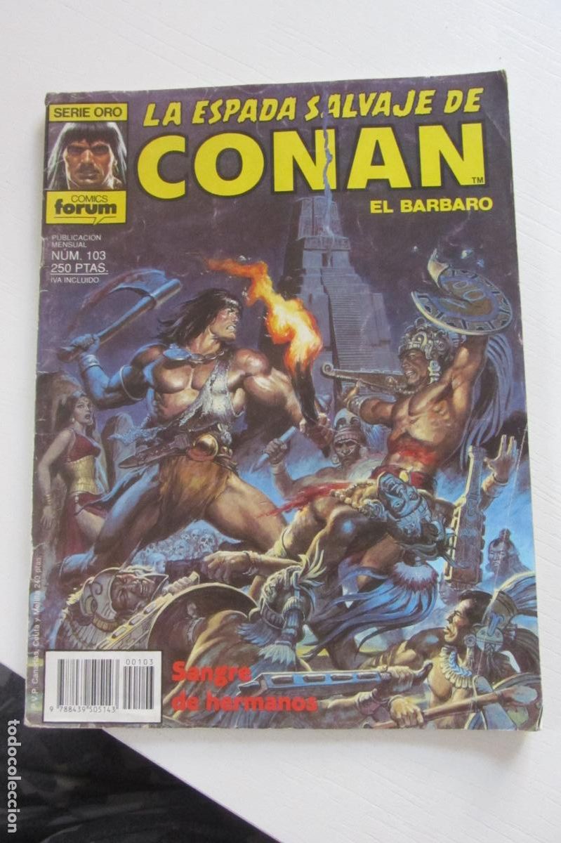 C&oacute;mics: LA ESPADA SALVAJE DE CONAN EL BARBARO N&ordm; 103 SERIE ORO. FORUM ARX202