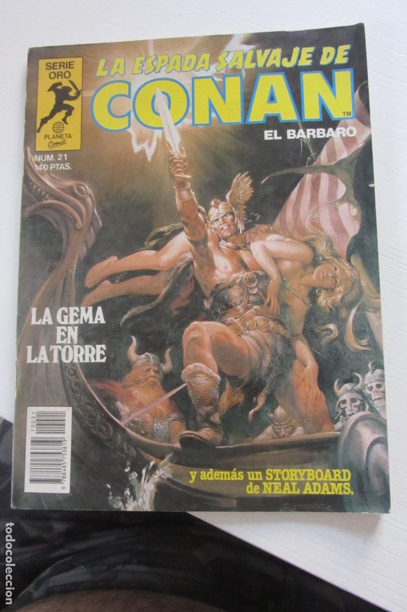C&oacute;mics: LA ESPADA SALVAJE DE CONAN EL BARBARO N&ordm; 21 SERIE ORO. FORUM ARX202