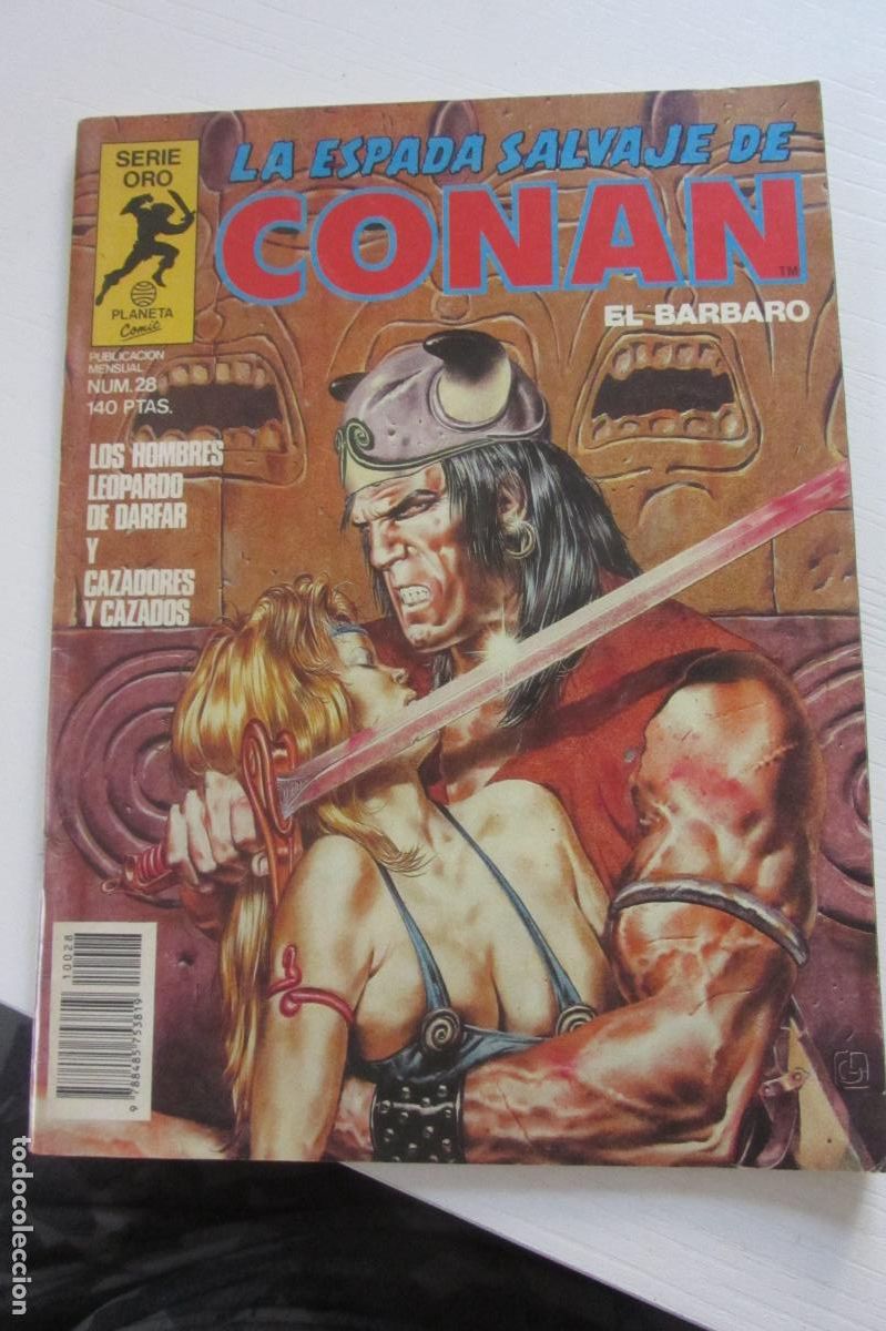 C&oacute;mics: LA ESPADA SALVAJE DE CONAN EL BARBARO N&ordm; 28 SERIE ORO. FORUM ARX202