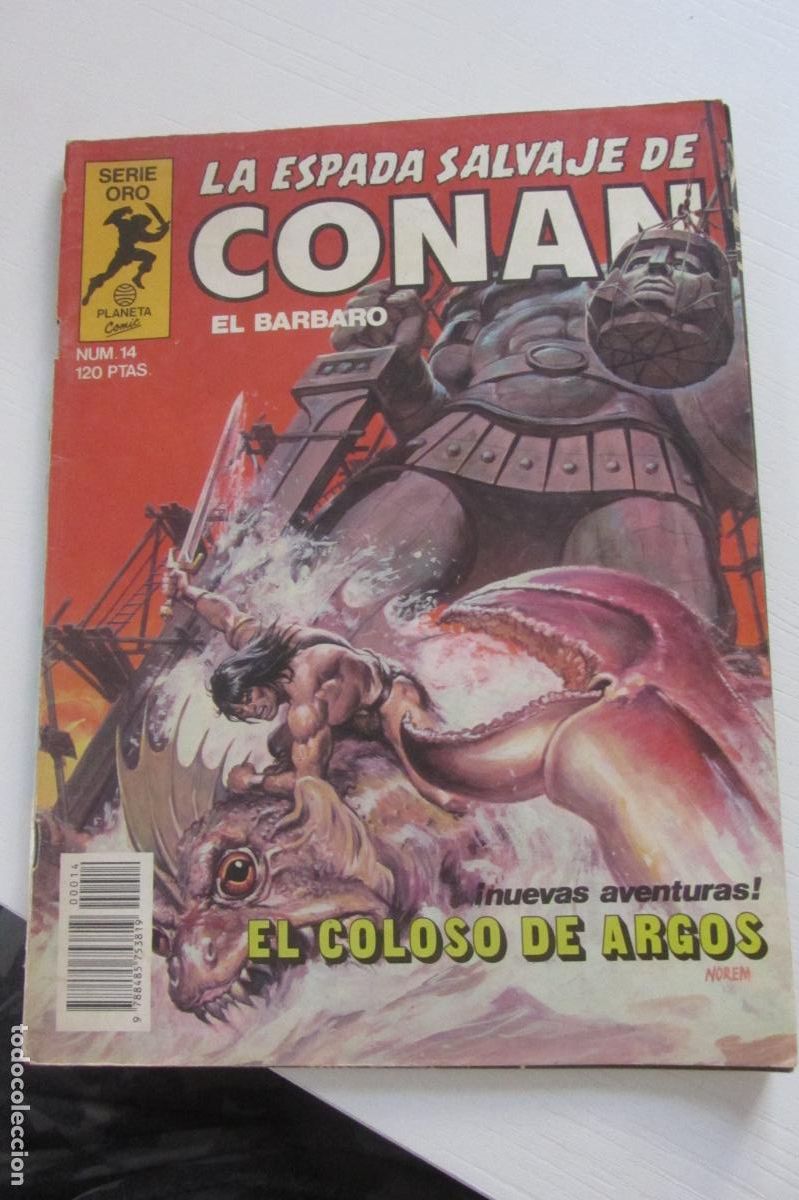 C&oacute;mics: LA ESPADA SALVAJE DE CONAN EL BARBARO N&ordm; 14 SERIE ORO. FORUM ARX202
