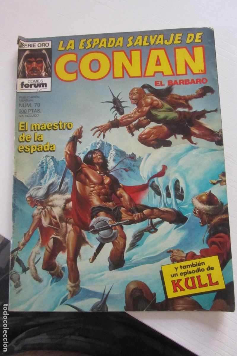 C&oacute;mics: LA ESPADA SALVAJE DE CONAN EL BARBARO N&ordm; 70 SERIE ORO. FORUM ARX202