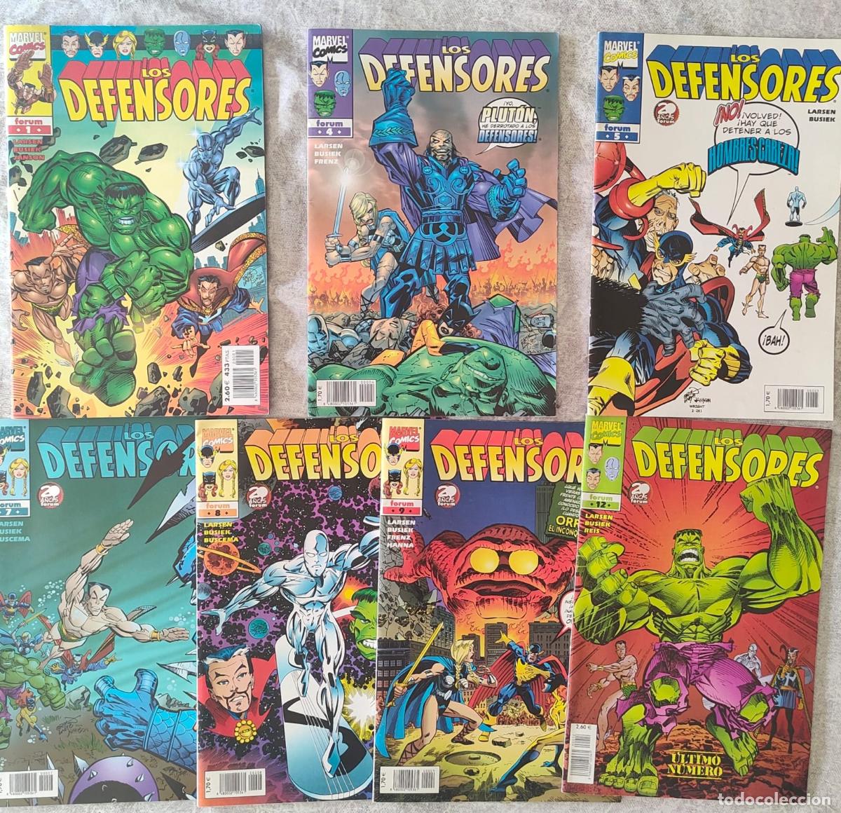 C&oacute;mics: LOS DEFENSORES NUMEROS 1,4,5,7,8,9,12