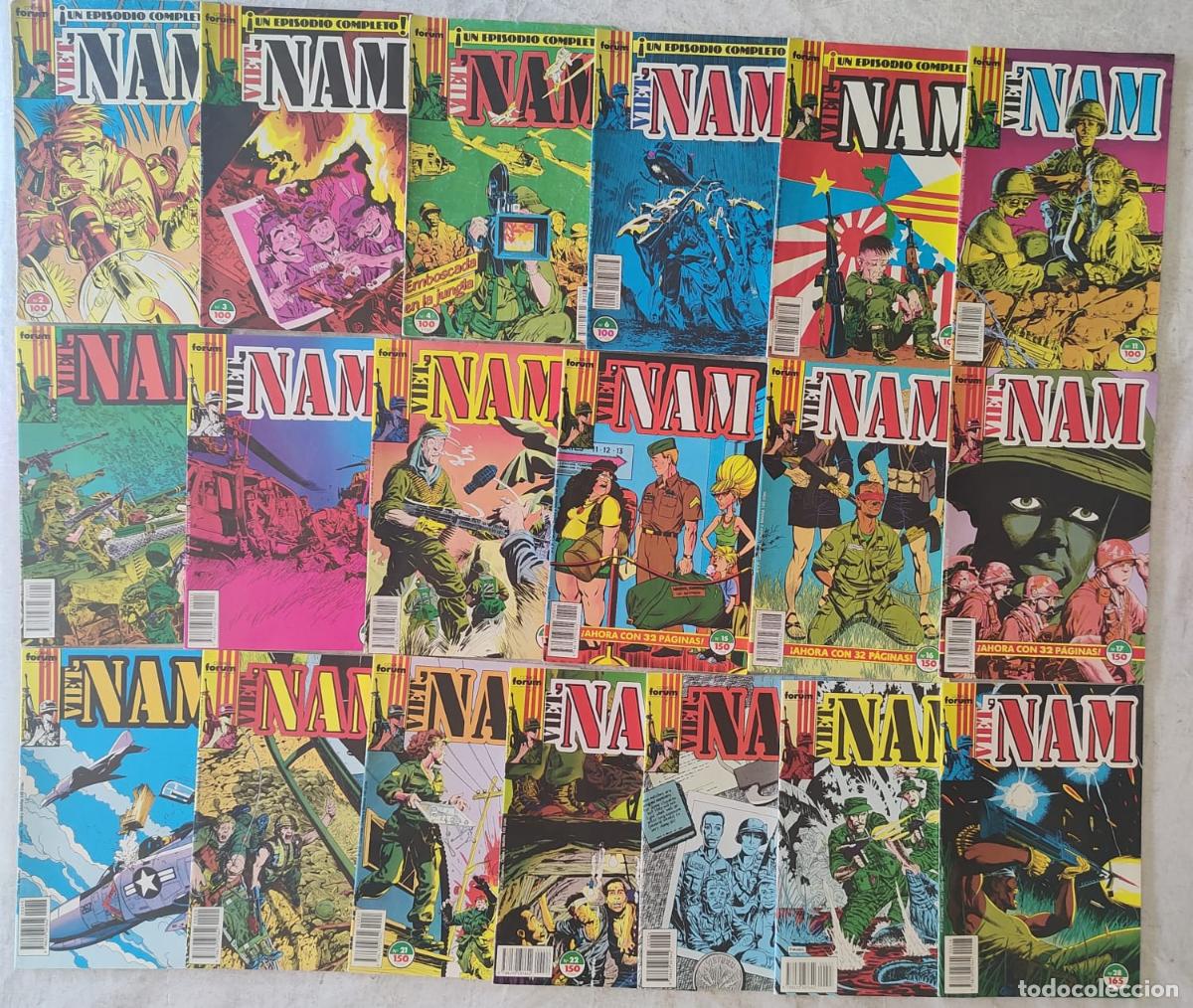 C&oacute;mics: VIETNAM NUMEROS 2,3,4,6,7,11,12,13,14,15,16,17,19,20,21,22,26,27,28