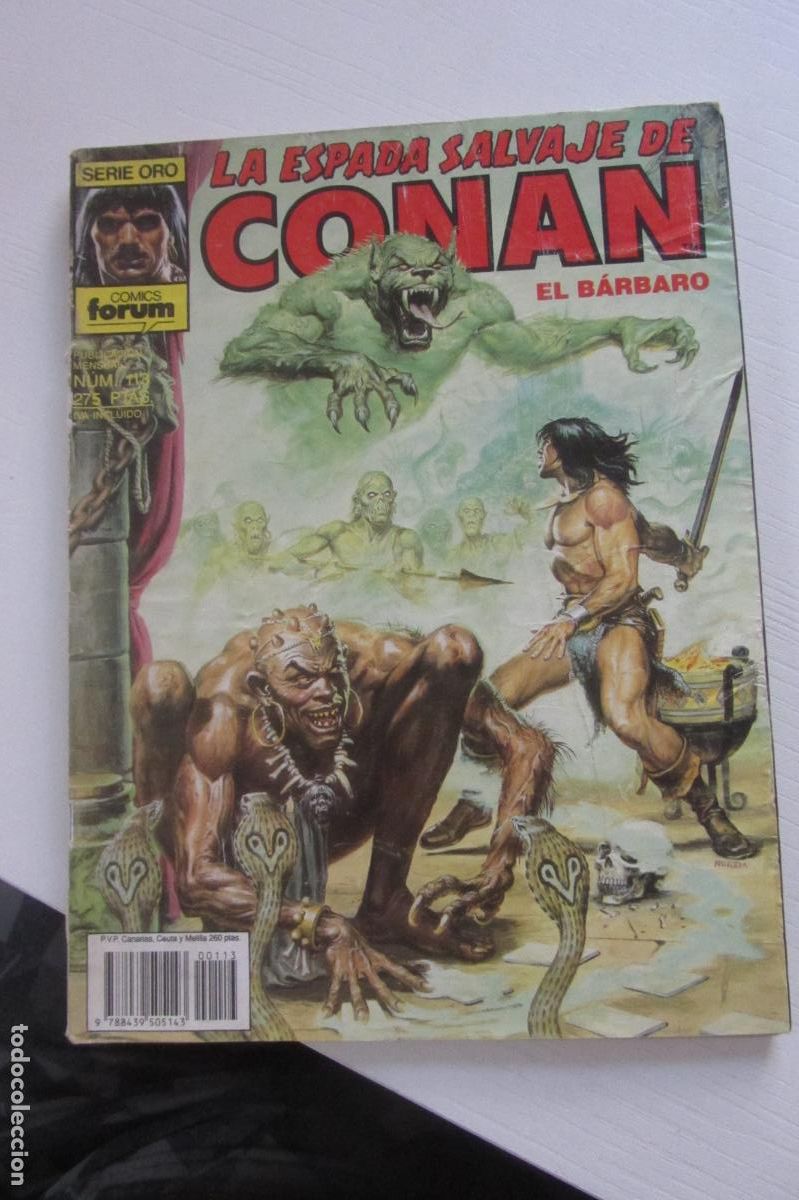C&oacute;mics: LA ESPADA SALVAJE DE CONAN VOL. 1 1&ordf; EDICION N&ordm; 113 FORUM ARX205