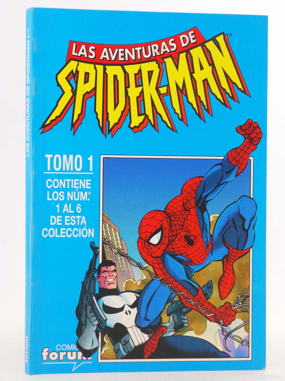 C&oacute;mics: LAS AVENTURAS DE SPIDERMAN 1 A 6. RETAPADO. Forum, 1997