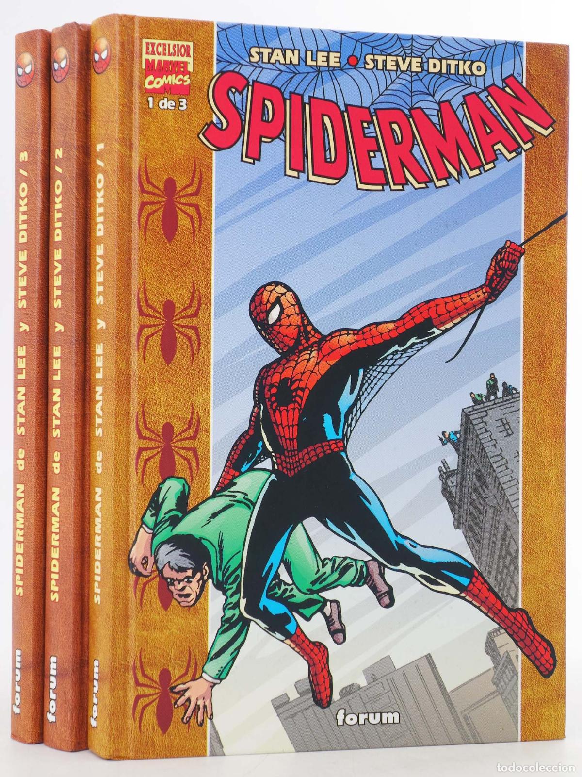 C&oacute;mics: SPIDERMAN LEE Y DITKO 1 A 3. COMPLETA. Forum, 2002