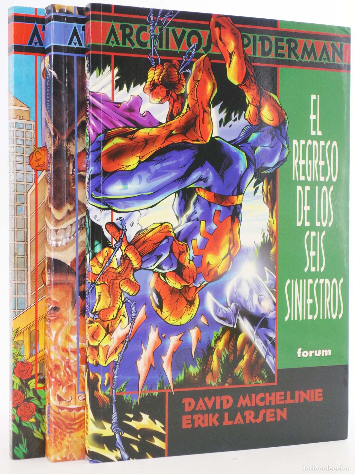 C&oacute;mics: ARCHIVOS SPIDERMAN 1 A 3. COMPLETA. Forum, 1997