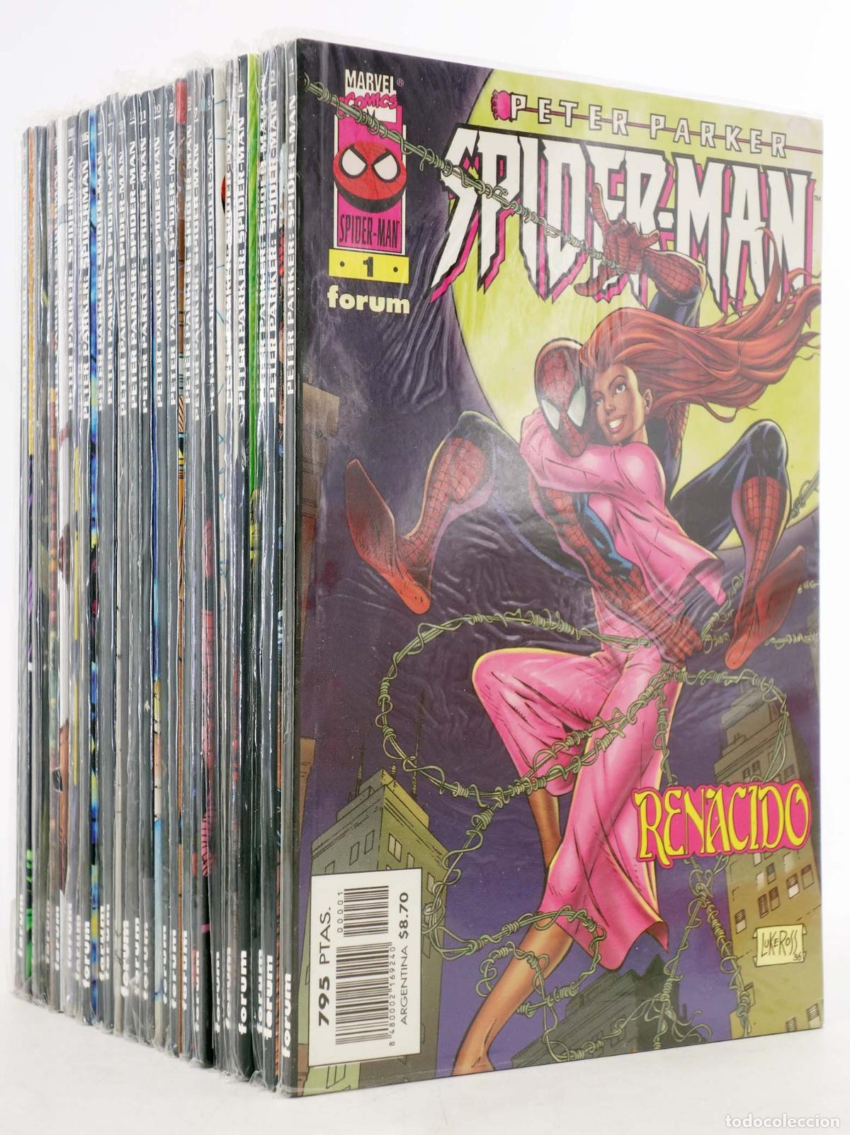 C&oacute;mics: SPIDERMAN VOL. 4 PETER PARKER SPIDERMAN 1 A 23. COMPLETA. Forum, 1997