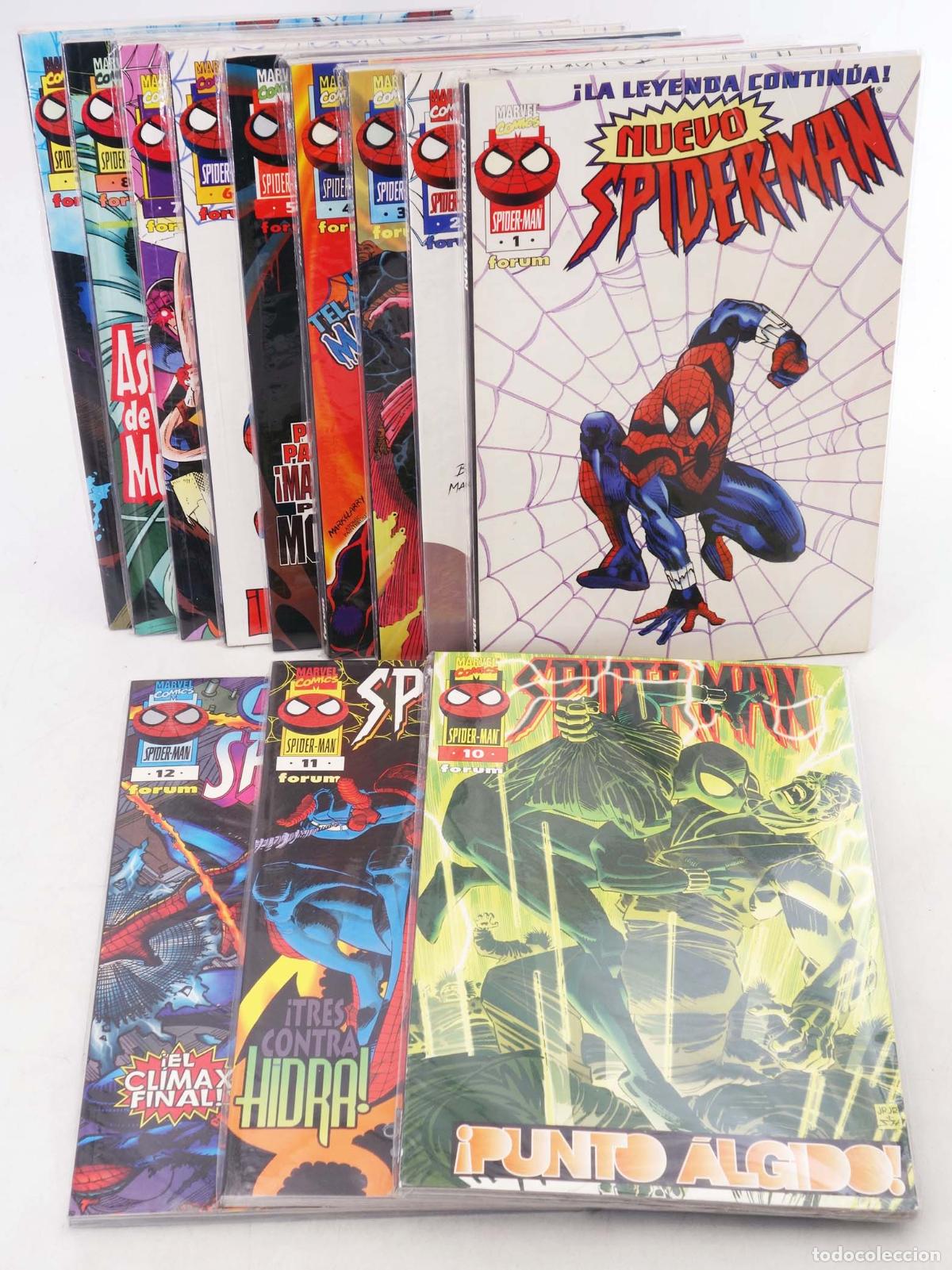 C&oacute;mics: SPIDERMAN VOL. 3 NUEVO SPIDERMAN 1 A 12. COMPLETA. Forum, 1996