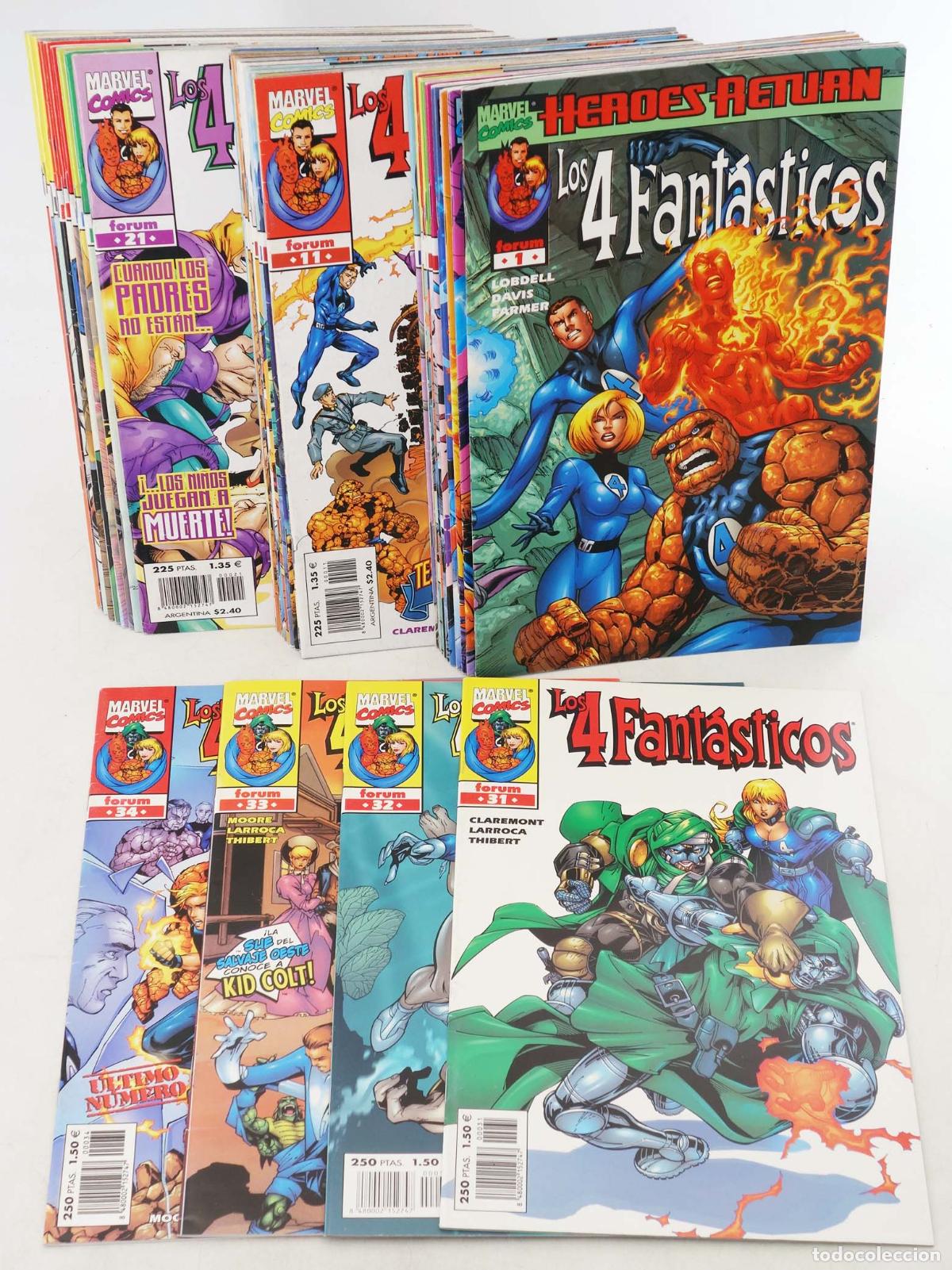 Comics: LOS 4 FANT&Aacute;STICOS VOL. 3 HEROES RETURN 1 A 34. COMPLETA. Forum, 1998