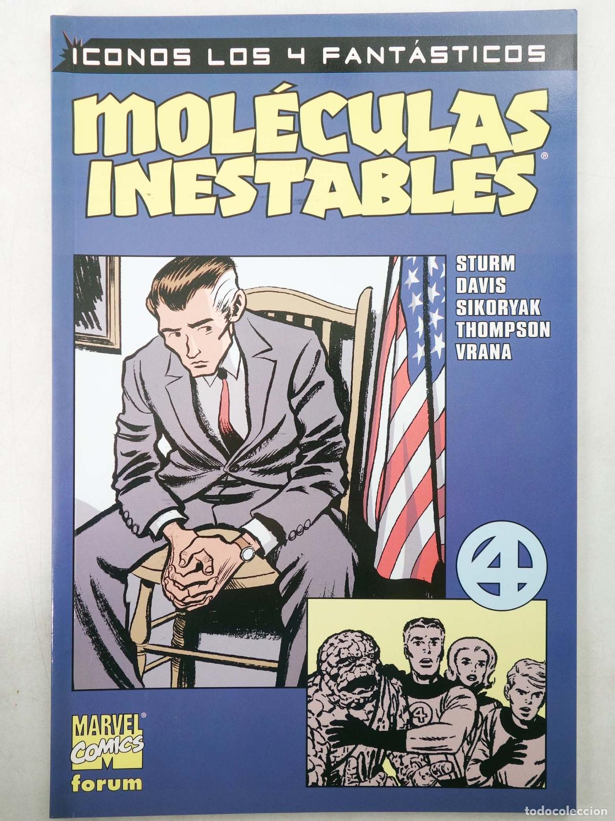 C&oacute;mics: ICONOS LOS 4 FANT&Aacute;STICOS MOL&Eacute;CULAS INESTABLES (Guy Davis/James Sturm/R. Sikoryak) Forum, 2004
