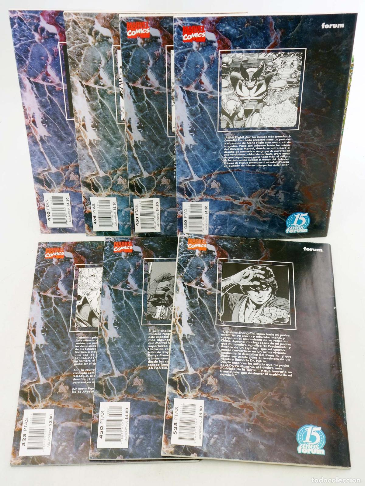 C&oacute;mics: H&Eacute;ROES MARVEL 1 A 3,5,6,8,9. Forum, 1998 - Foto 2