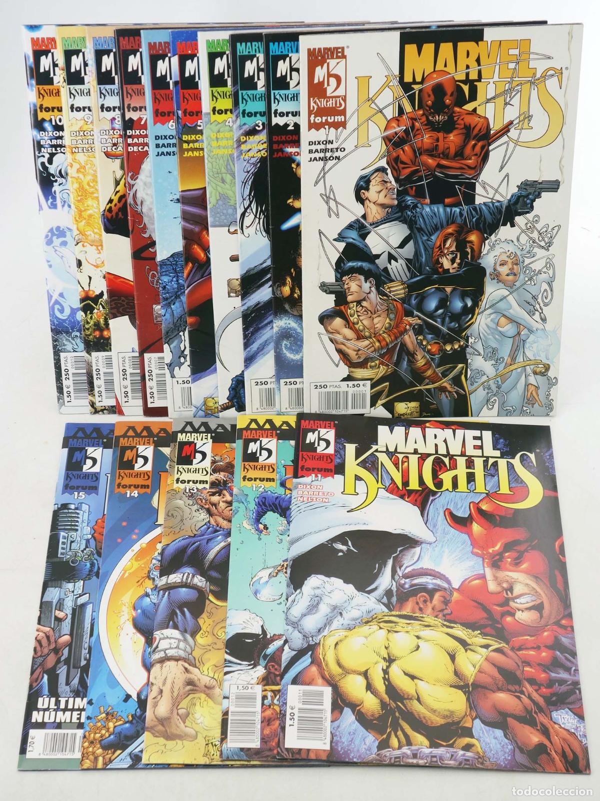 C&oacute;mics: H&Eacute;ROES MARVEL 1 A 3,5,6,8,9. Forum, 1998 - Foto 5