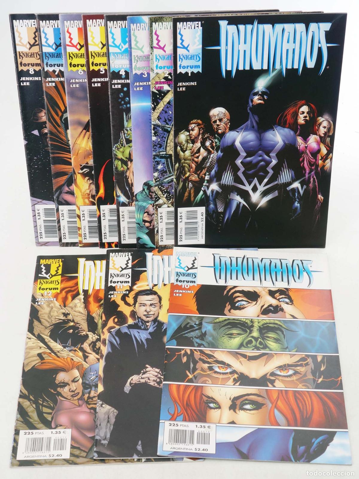C&oacute;mics: INHUMANOS 1 A 8,10 A 12. FALTA 9 PARA COMPLETA. Forum, 1999