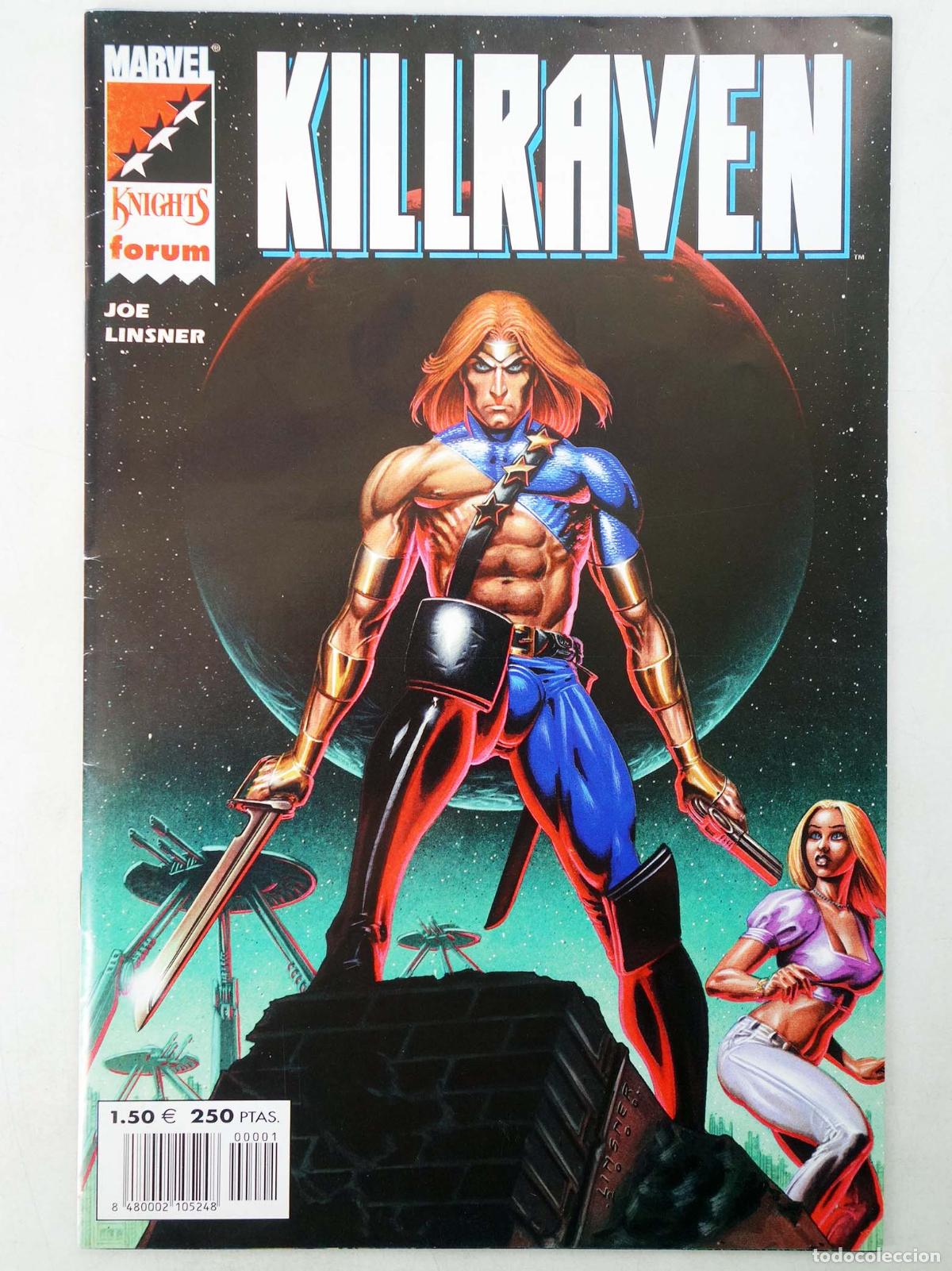 C&oacute;mics: KILLRAVEN. MARVEL KNIGHTS (Eva Hopkins/Joseph Michael Linsner) Forum, 2001