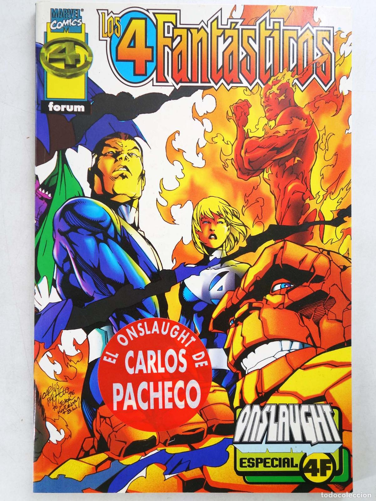 C&oacute;mics: LOS 4 FANT&Aacute;STICOS: ESPECIAL ONSLAUGHT CARLOS PACHECO (Tom Defalco/Carlos Pacheco) Forum, 1997