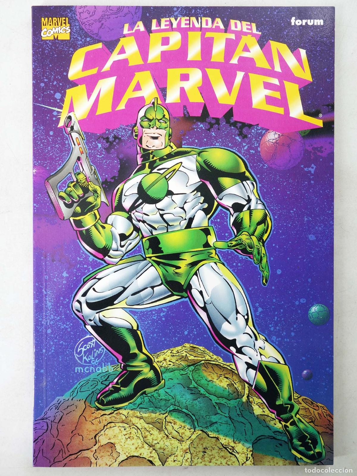 C&oacute;mics: LA LEYENDA DEL CAPIT&Aacute;N MARVEL (Mike Kanterovich/Tom Brevoort/Scott Kolins) Forum, 1998