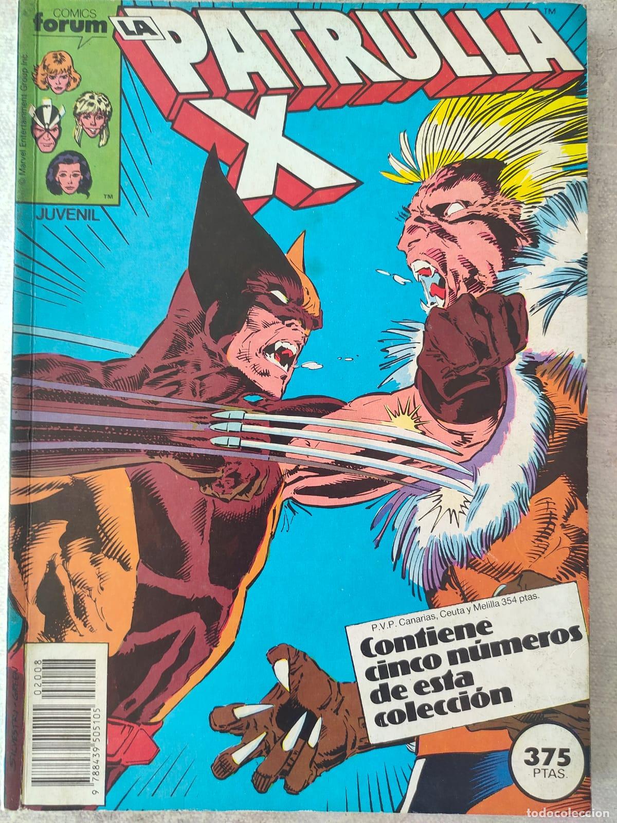 C&oacute;mics: PATRULLA X RETAPADO DEL 72 AL 76