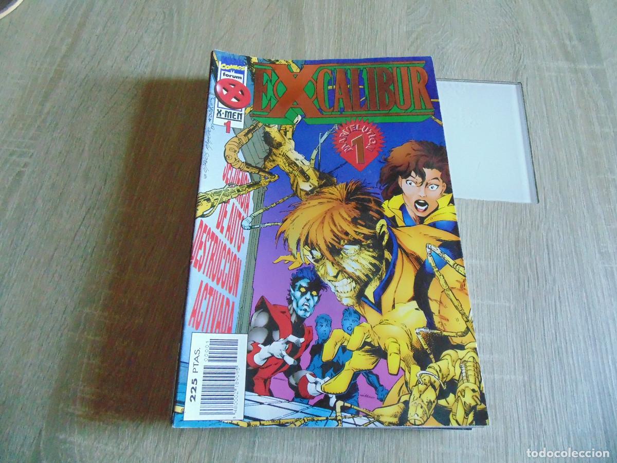 C&oacute;mics: Lote Excalibur Vol-2. 19 de 40 n&ordm; 9 repetido. Marvel / Forum.