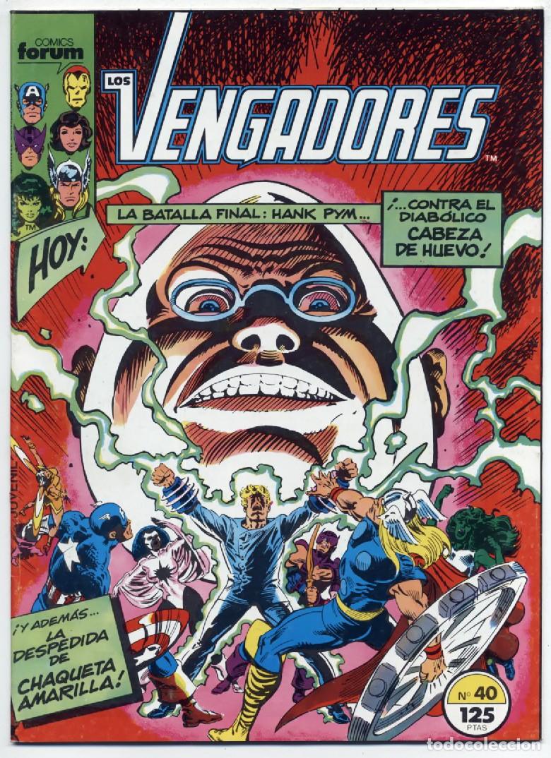 C&oacute;mics: COMIC GRAPA LOS VENGADORES N&ordm; 40 LA BATALLA FINAL EDICIONES FORUM MARVEL 1986 BUENO