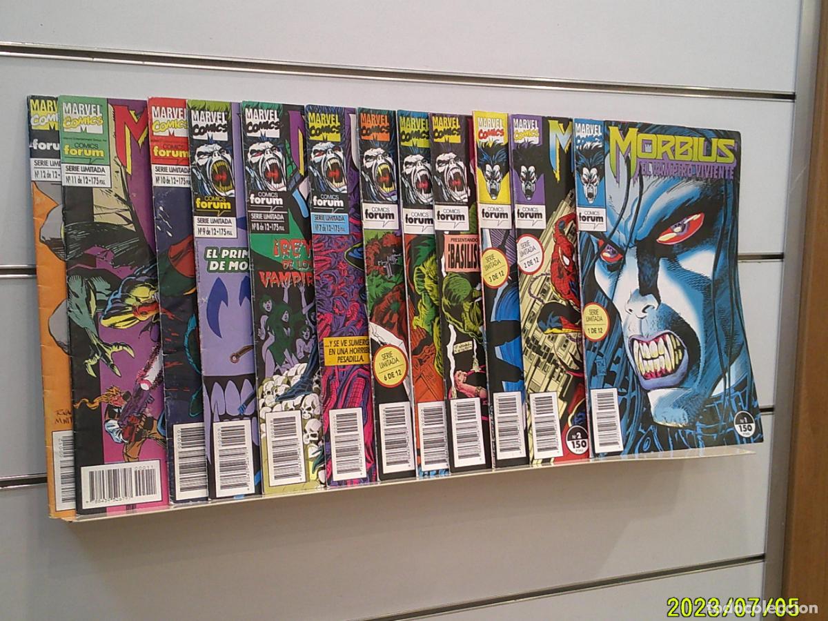 C&oacute;mics: MORBIUS EL VAMPIRO VIVIENTE COMPLETA 12 NUM. - FORUM