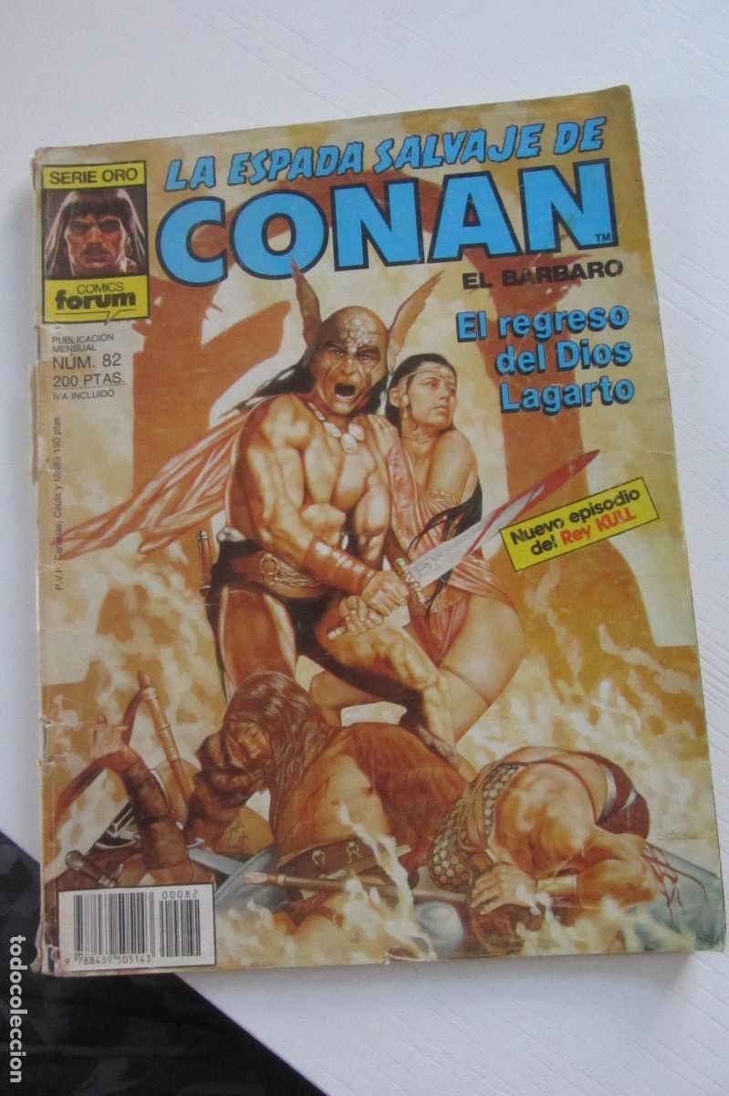 C&oacute;mics: LA ESPADA SALVAJE DE CONAN N&ordm; 82. VOL. 1. EL BARBARO FORUM. ARX210