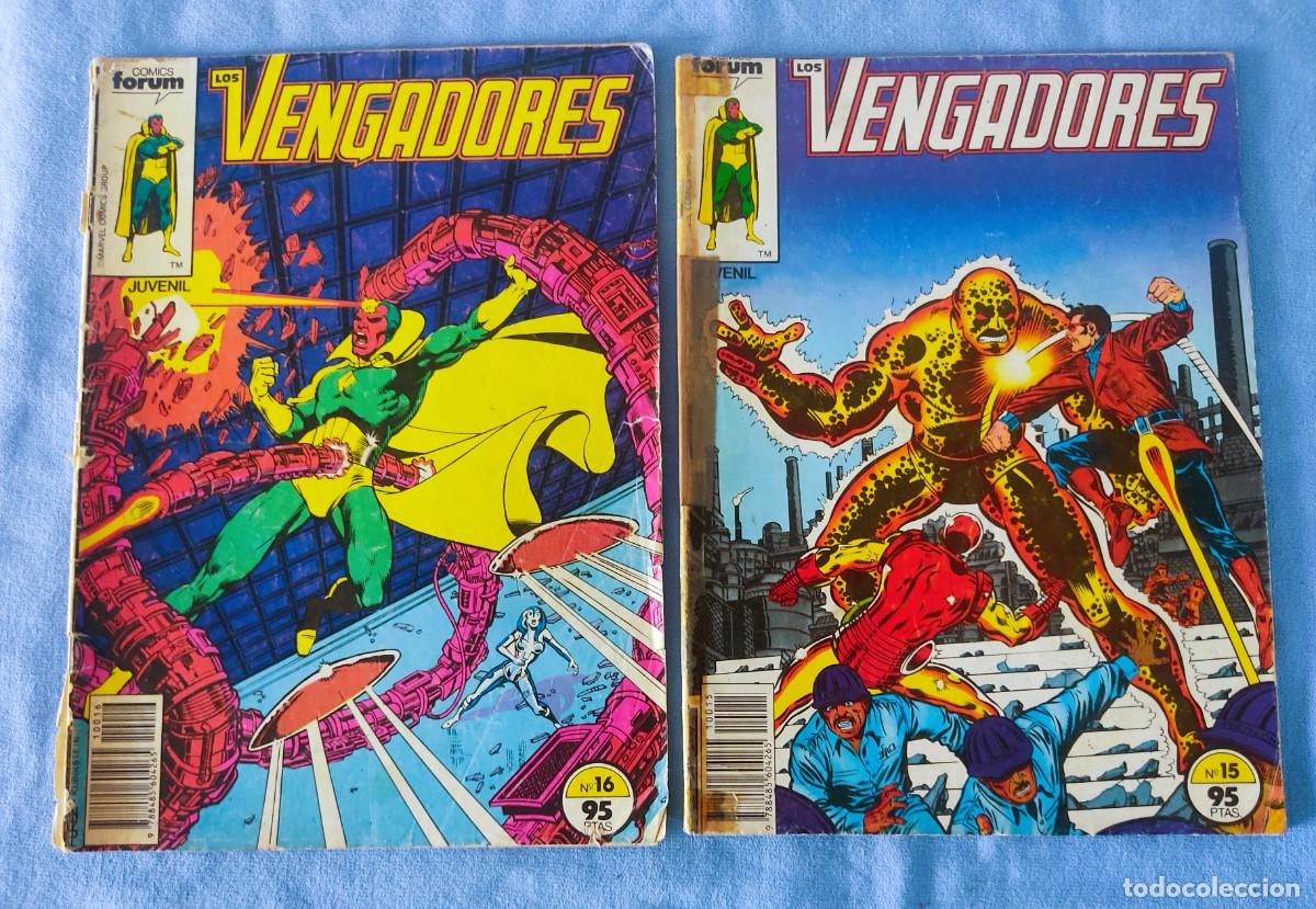 C&oacute;mics: LOTE DE 10 COMICS FORUM LOS VENGADORES ORIGINALES - Foto 3