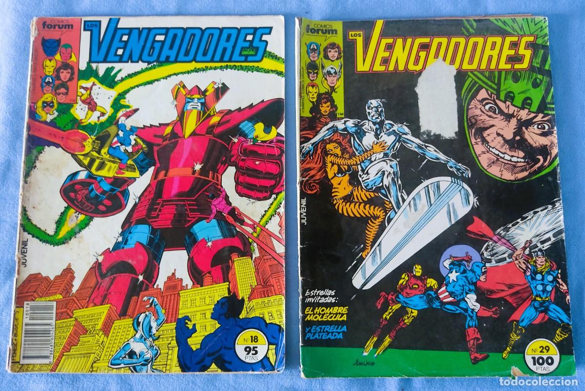 C&oacute;mics: LOTE DE 10 COMICS FORUM LOS VENGADORES ORIGINALES - Foto 4