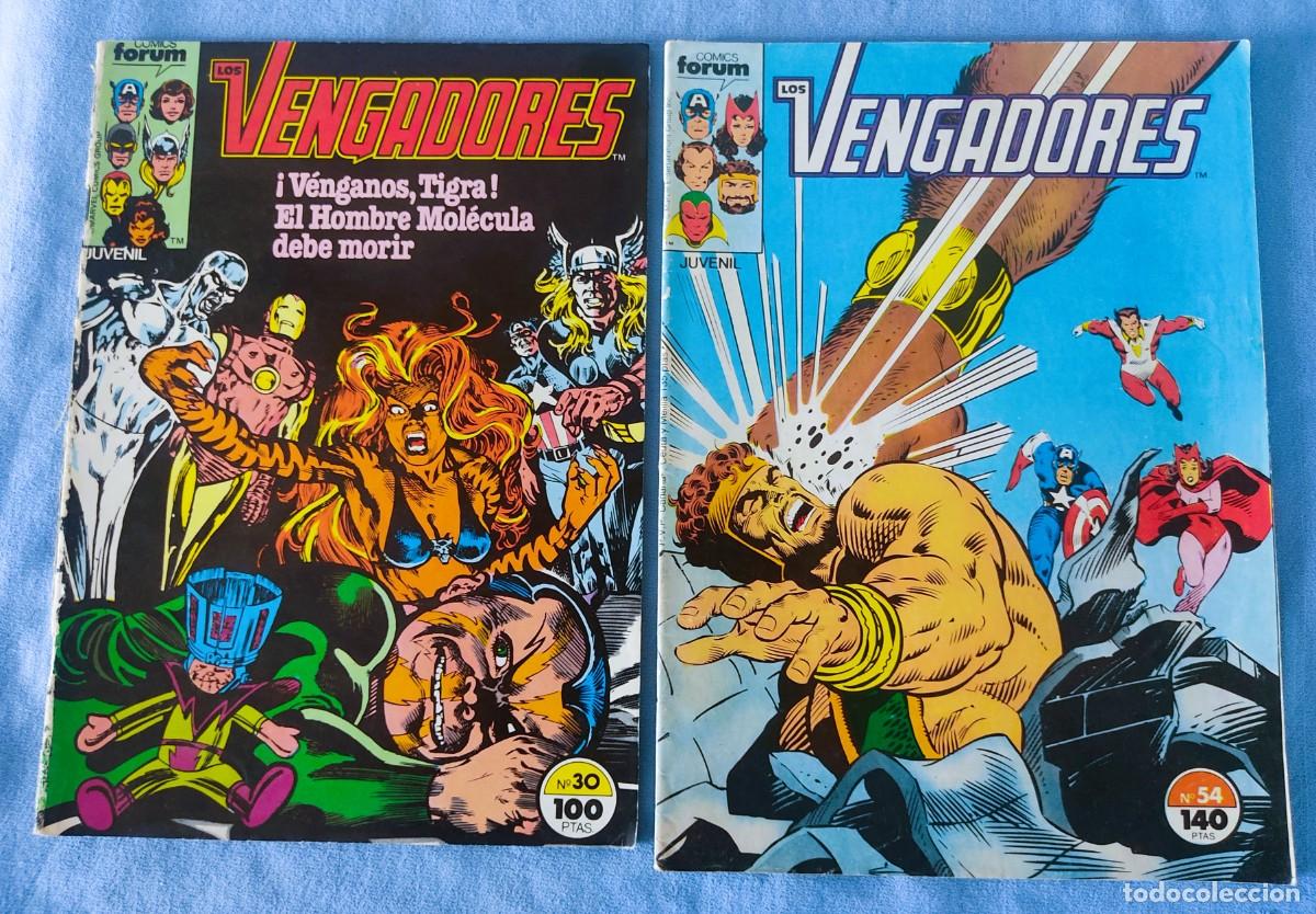 C&oacute;mics: LOTE DE 10 COMICS FORUM LOS VENGADORES ORIGINALES - Foto 5