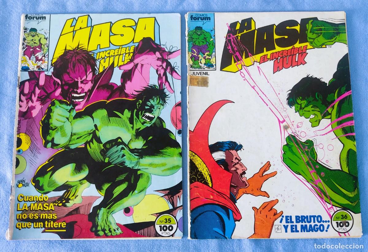 C&oacute;mics: LOTE DE 7 COMICS FORUM LA MASA HULK ORIGINALES - Foto 4