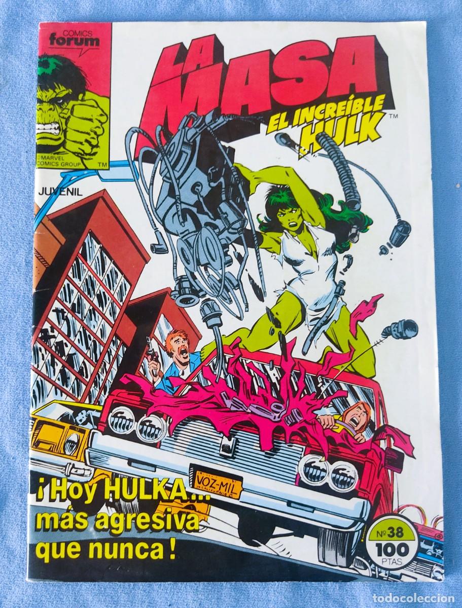 C&oacute;mics: LOTE DE 7 COMICS FORUM LA MASA HULK ORIGINALES - Foto 5