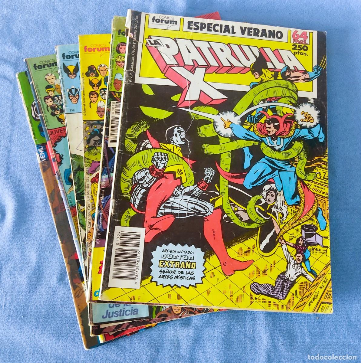 C&oacute;mics: LOTE DE 6 COMICS FORUM PATRULLA X ORIGINALES - Foto 1